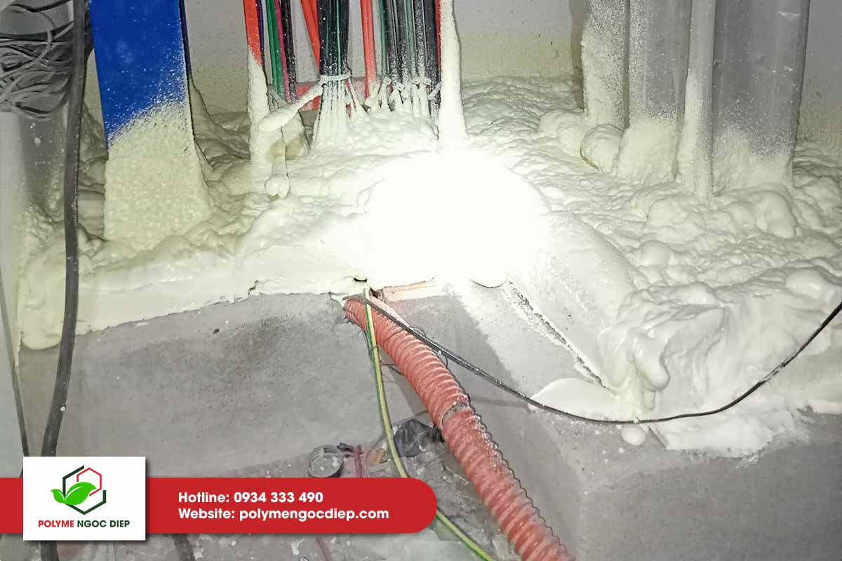 PU Foam là giải pháp chống cháy lan ưu việt hàng đầu hiện nay