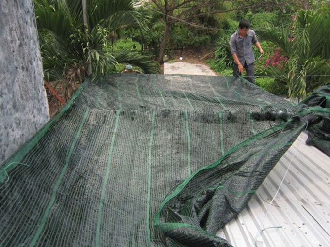 Lưới chống nóng mái tôn đem lại hiệu quả cho ngôi nhà của mọi gia đình