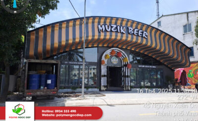 THI CÔNG NGĂN THẨM ÂM QUÁN MUZIK BEER TP.VINH – NGHỆ AN
