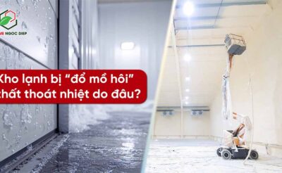 Kho lạnh bị ‘đổ mồ hôi’, thất thoát nhiệt do đâu? Cách xử lý dứt điểm bằng PU Foam chuyên dụng