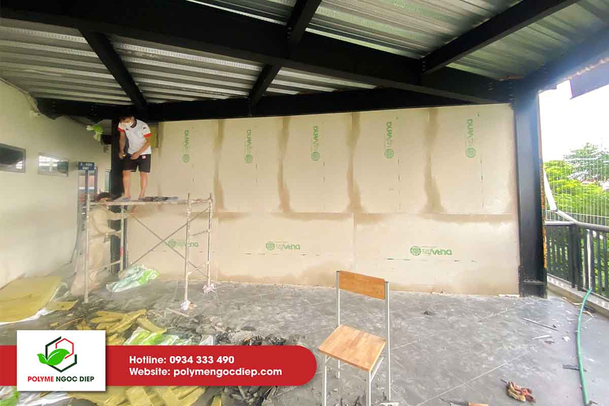 cách âm phòng học trường Lương Thế Vinh 8