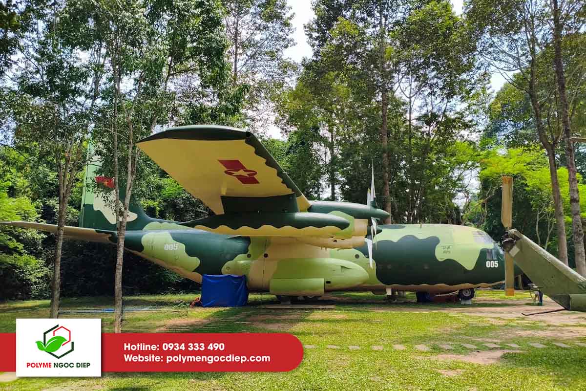 CẢI TẠO HUYỀN THOẠI KHÔNG VẬN C-130 HERCULES THÀNH RẠP CHIẾU PHIM TƯ LIỆU TẠI ĐỊA ĐẠO CỦ CHI
