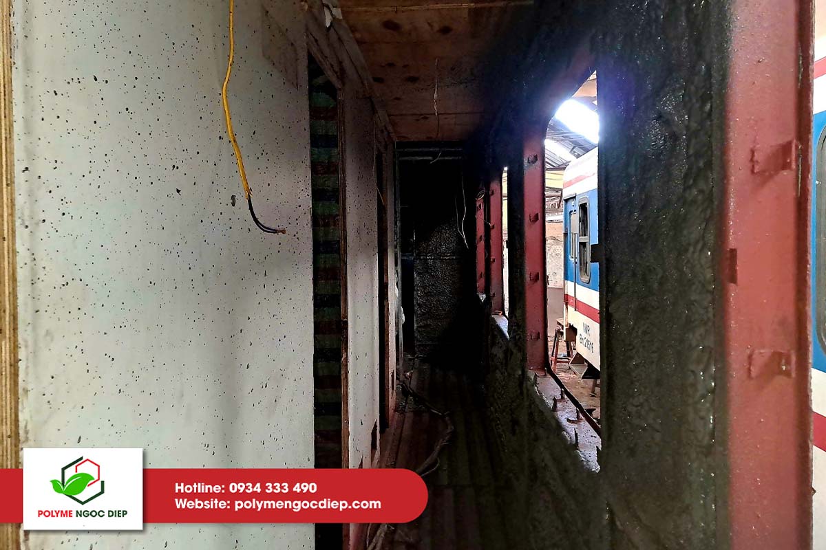 CÁCH ÂM TOA XE TÀU HỎA CHAPA 9