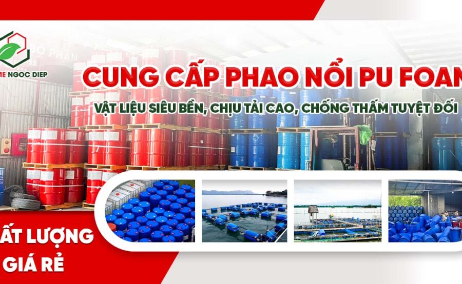 Phao nổi PU Foam: Dẫn đầu xu hướng công trình nổi & nuôi trồng thủy sản bền vững