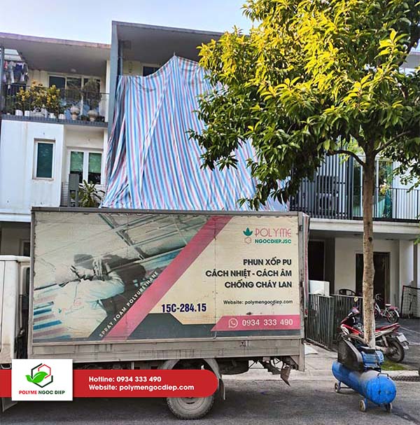 Thi công chống nóng mái tại ParkCity Hà Đông