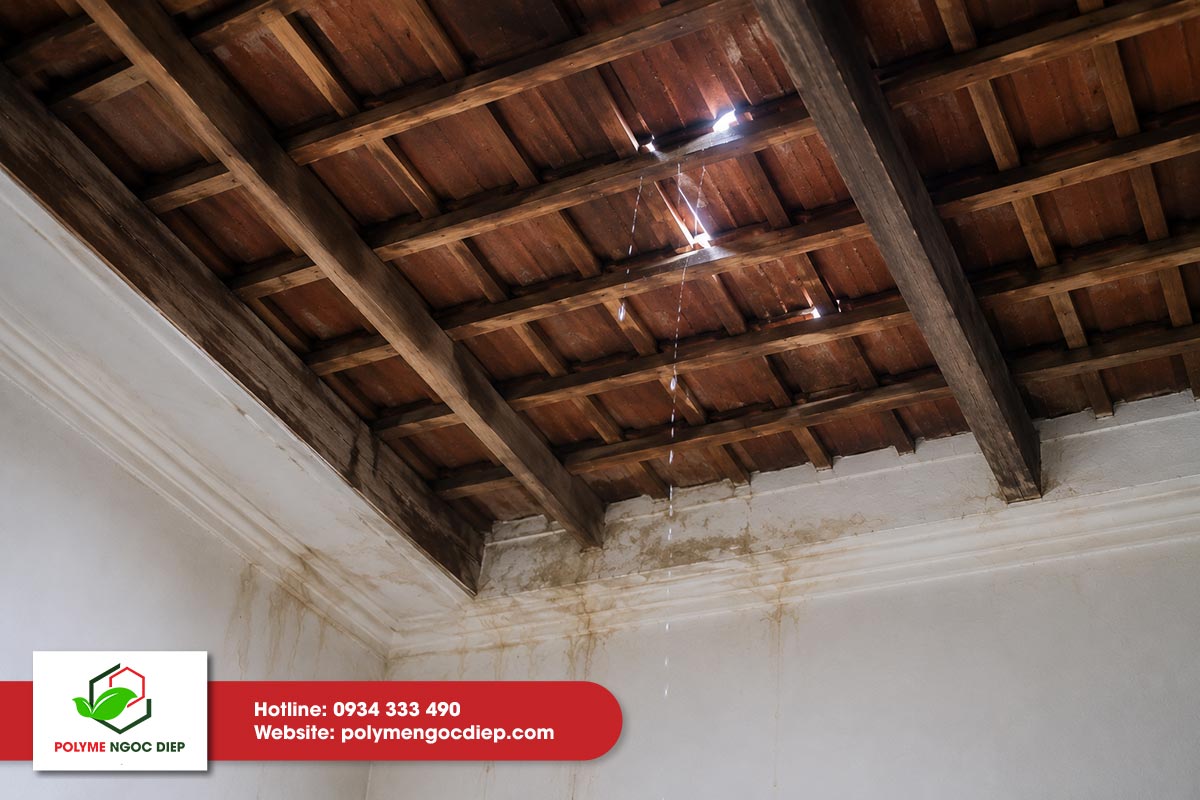 Dấu hiệu mái ngói thấm dột