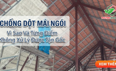 Chống Dột Mái Ngói: Vì Sao Vá Từng Điểm Không Xử Lý Được Tận Gốc